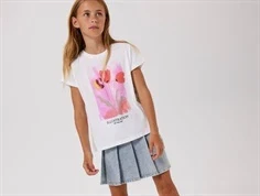 Name It nederdel lys blå denim